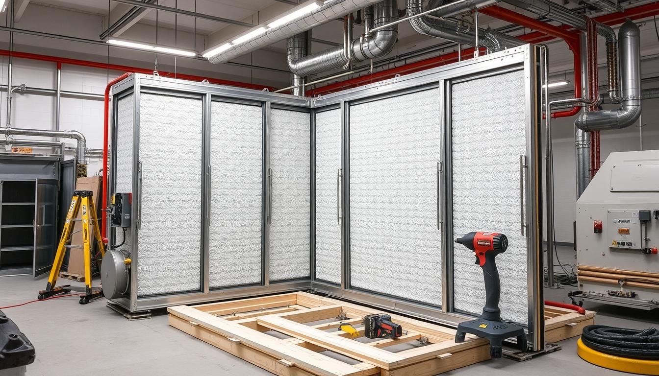 painel para câmara frigorífica